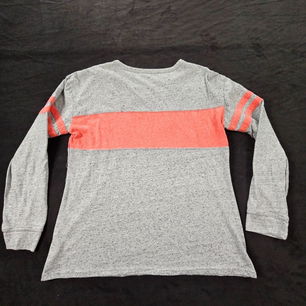 Ohio State Buckeyes Gray Long Sleeve Cotton Blend T-Shirt Women's M - Picture 2 of 7